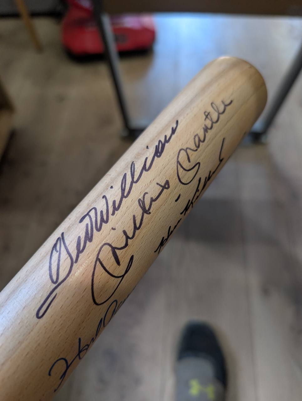 Multi-Signed Wooden Baseball Bat with Premier Authentication Card, photo 1 of 9