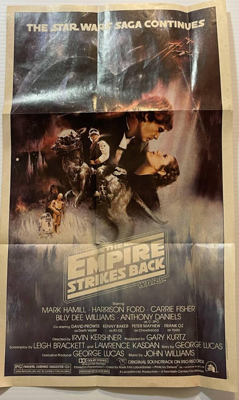 1980 The Empire Strikes Back Style A “Gone with the Wind” One-Sheet Poster, photo 1 of 2